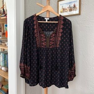 Garnet Hill Boho Blouse // 12